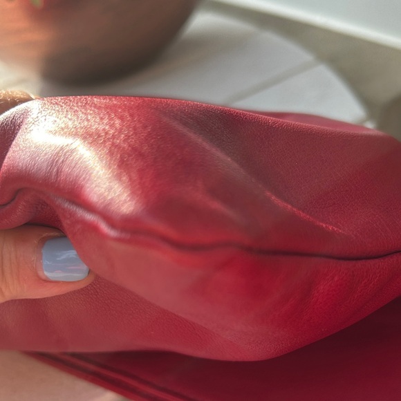 Vintage Stone Mountain Red Leather‎ Classic Clutch - Picture 9 of 13